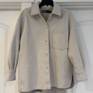 Zara Women's Heather Grey Jacket